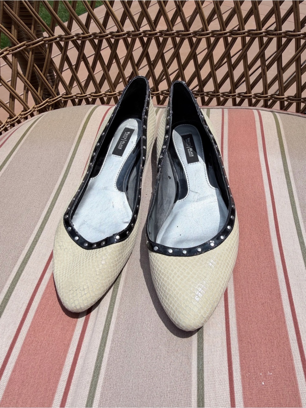 white house black market flats size 9